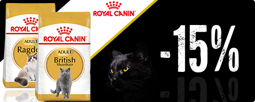 15% rabatt på kattmat från Royal Canin Breed